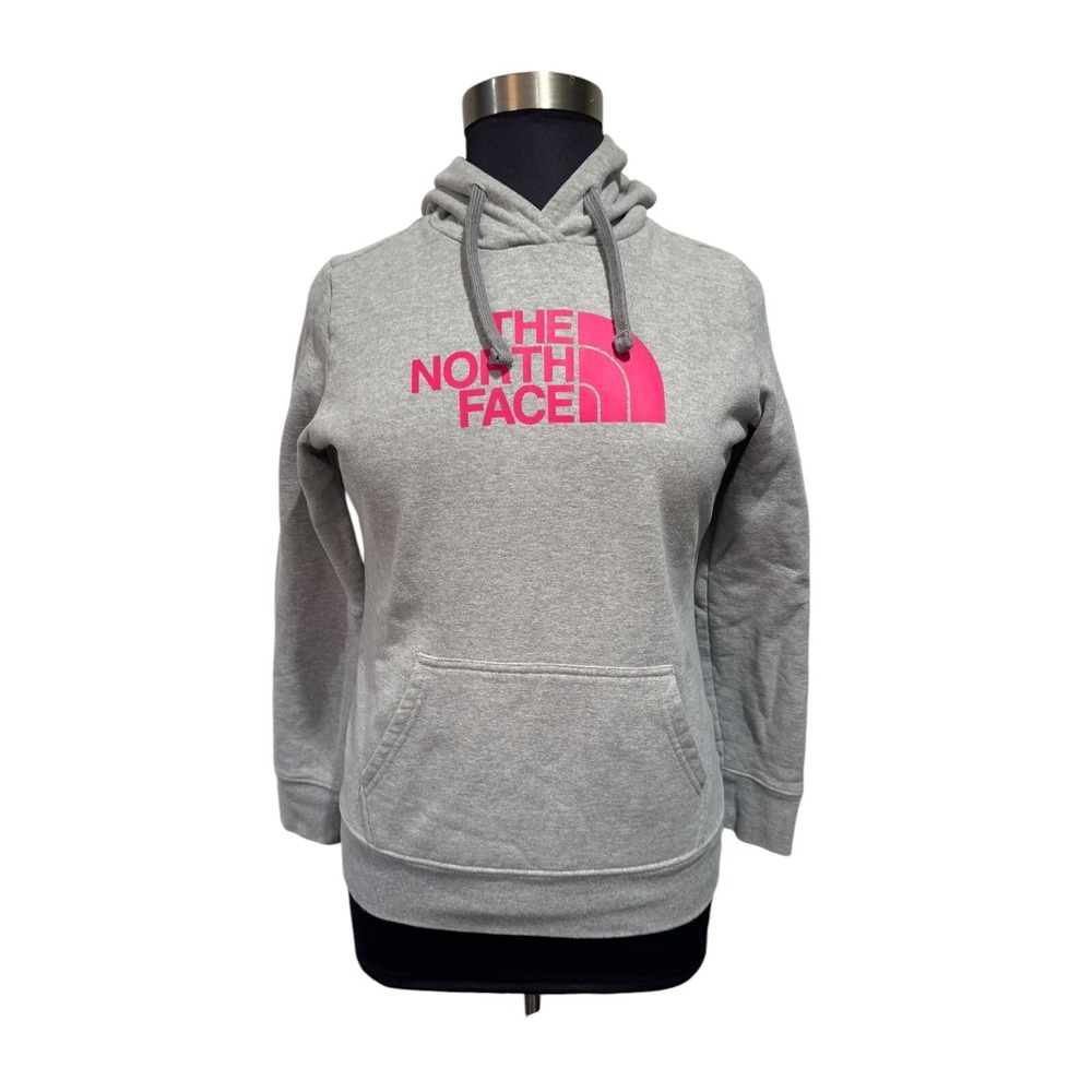 The North‎ Face Hoodie Pullover Sweatshirt Pink Logo Athleisure Casual